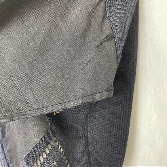 🚫SOLD🚫 VTG 80’s Black Open Knit Diamond Panel - Picture 14 of 16